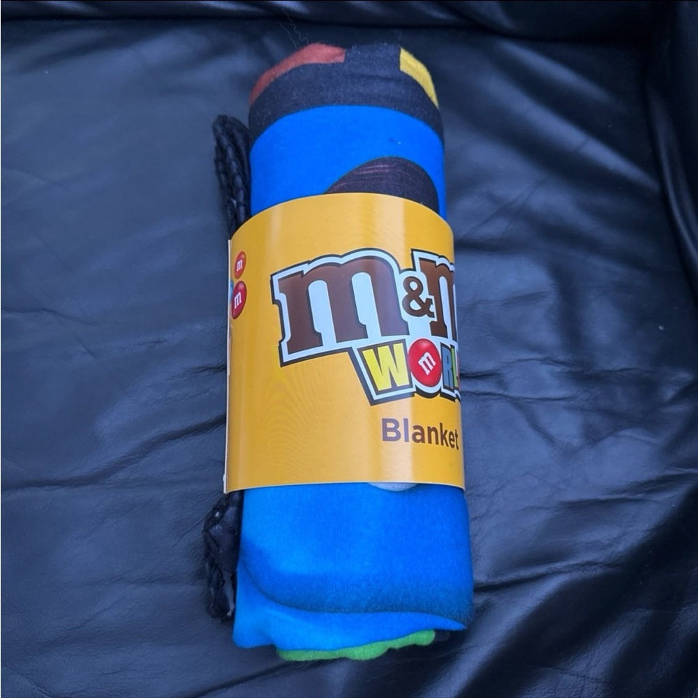 M&M’s fleece throw blanket